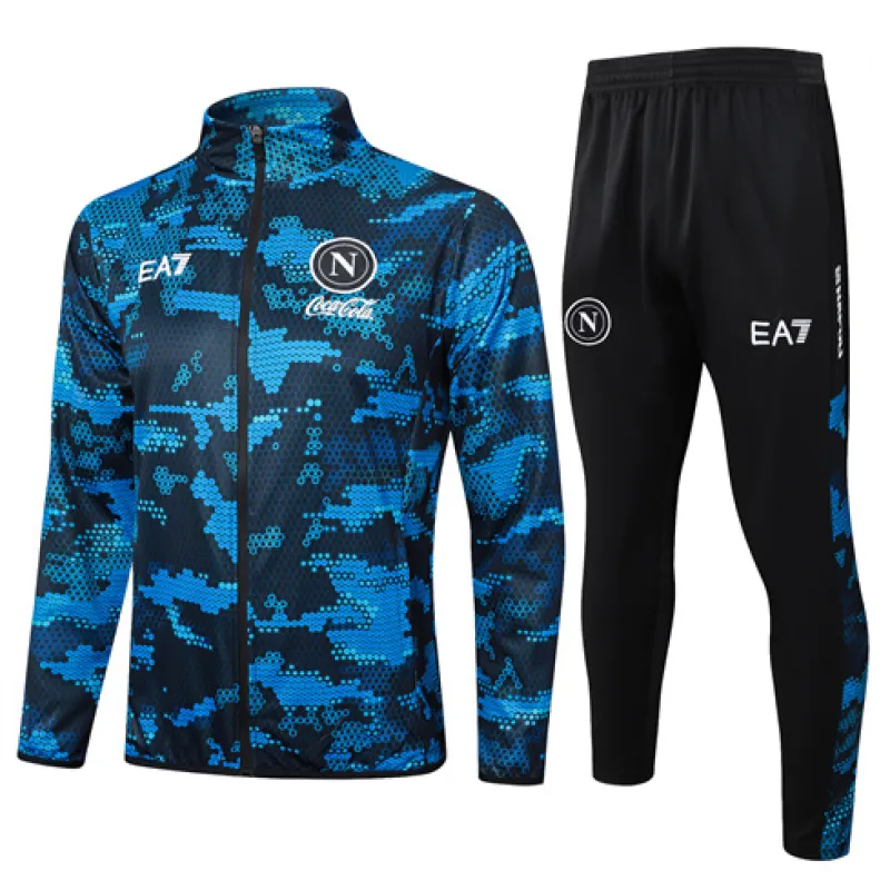 Chaqueta deportiva infantil A de Nápoles 2024/25 - Azul