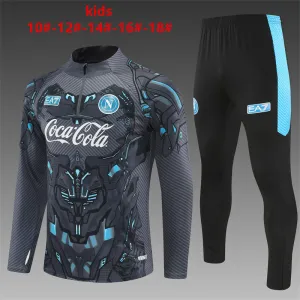 Napoli 2025/26 Kinder Sportanzug Grau