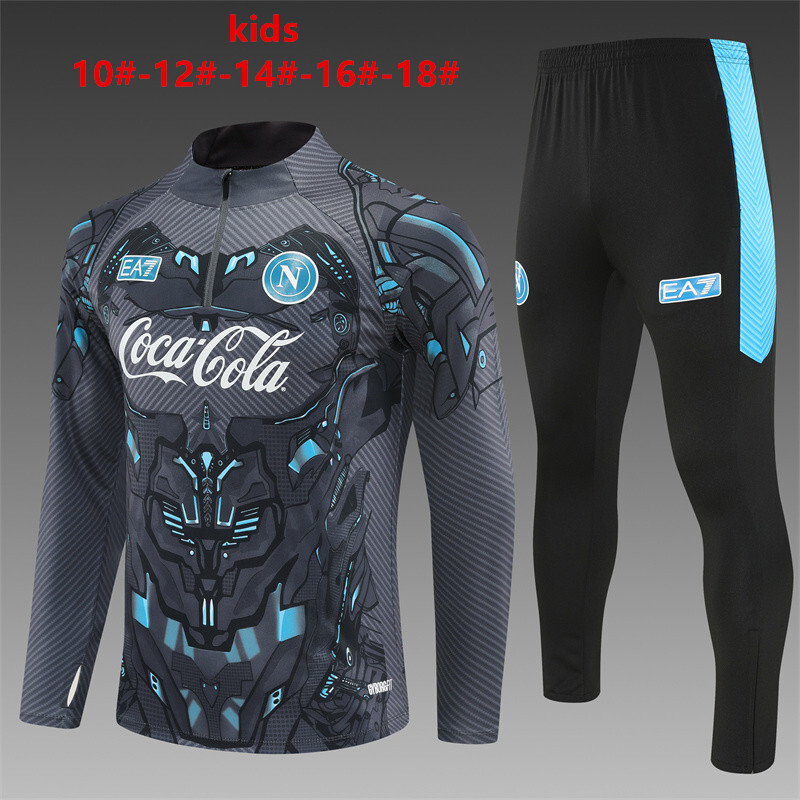 Napoli 2025/26 Ensemble Sport Enfant Gris