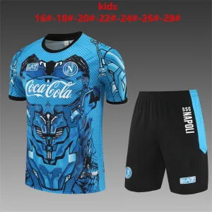 Napoli 2025/26 Kinder Trainingsanzug blau