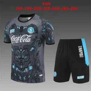 Napoli 2025/26 Kinder Trainingsanzug grau