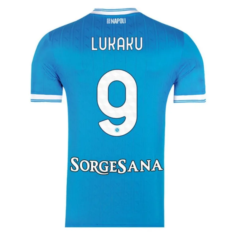 Maglia di casa di LUKAKU per il Napoli 2025/26 - Blu