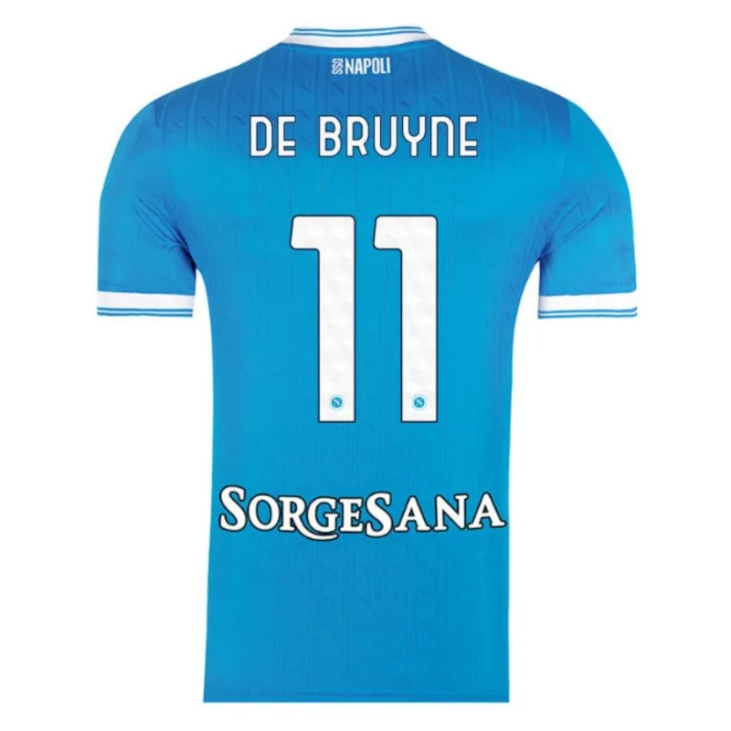 Maglia di casa di DE BRUYNE per il Napoli 2025/26 - Blu