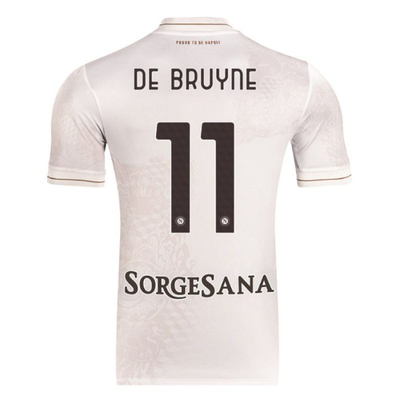 Napoli DE BRUYNE 2025/26 Auswärtstrikot - Beige