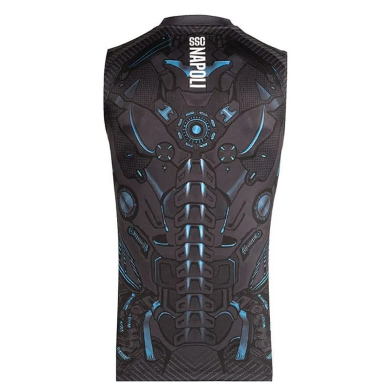 Napoli 2025/26 Sleeveless Training Jersey - Black