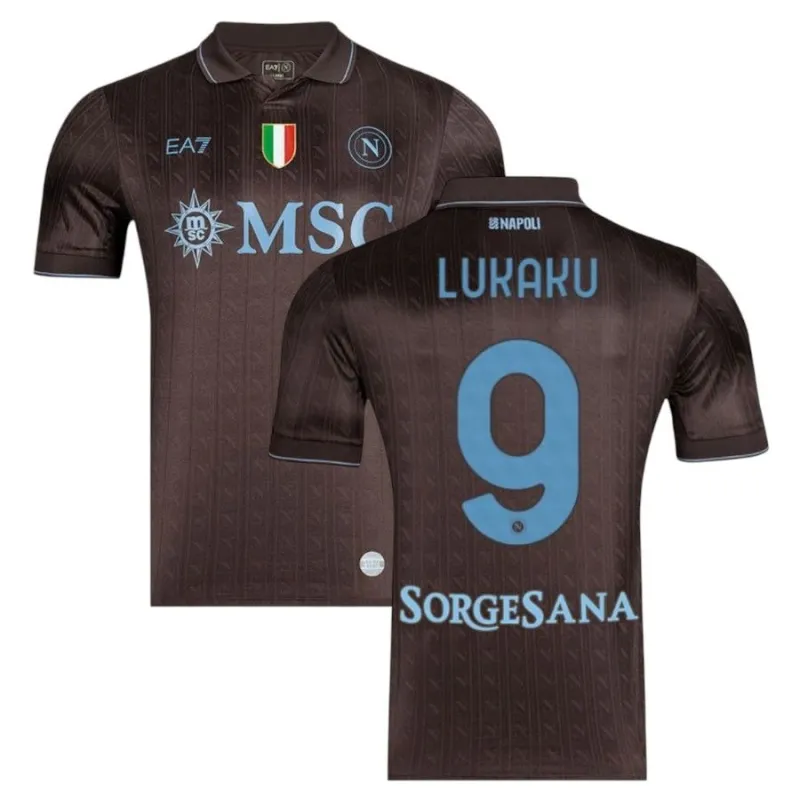 Napoli LUKAKU 2025/26 Third Jersey - Black