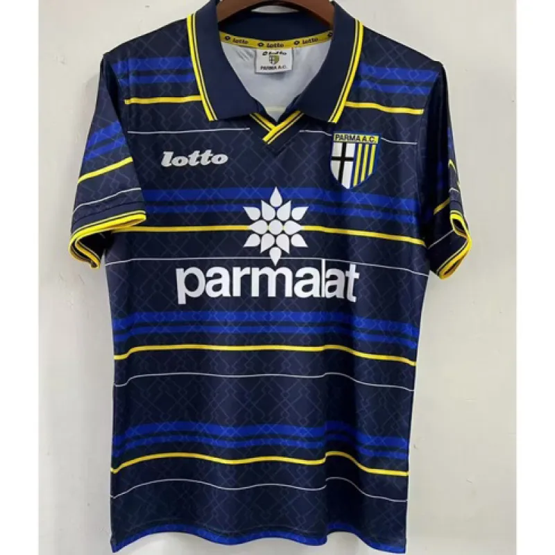 Troisième maillot retro de Parma en 1998 - Bleu