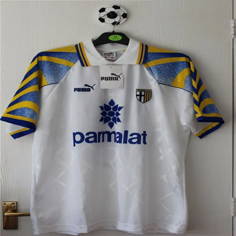 Camisa retro de casa de Parma 1996/97 - Blanca