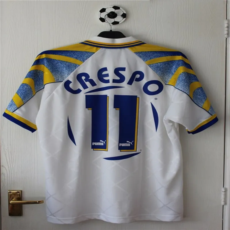 Camisa retro de casa No.11 de Parma 1996/97 de Crespo - Blanca