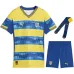 Ensemble Maillot Extérieur Enfant de Parme 2025/26 - Bleu/Jaune
