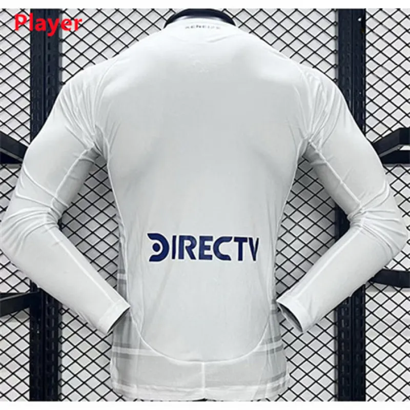 Camiseta de visita de manga larga para jugadores de Boca Juniors 2024/25 - Blanca