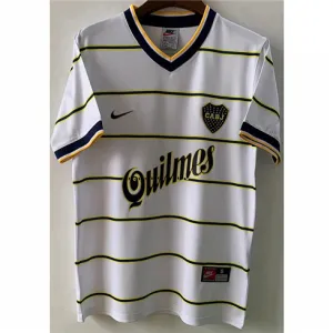 Boca Juniors 1999 Retro Away Jersey - White