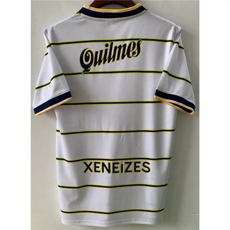 Maillot retrô d'extérieur de Boca Juniors en 1999 - Blanc