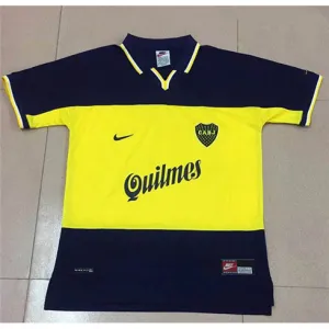 Boca Juniors 1999 Retro Home Jersey - Yellow