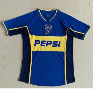 Boca Juniors 2002 Retro Home Jersey - Blue