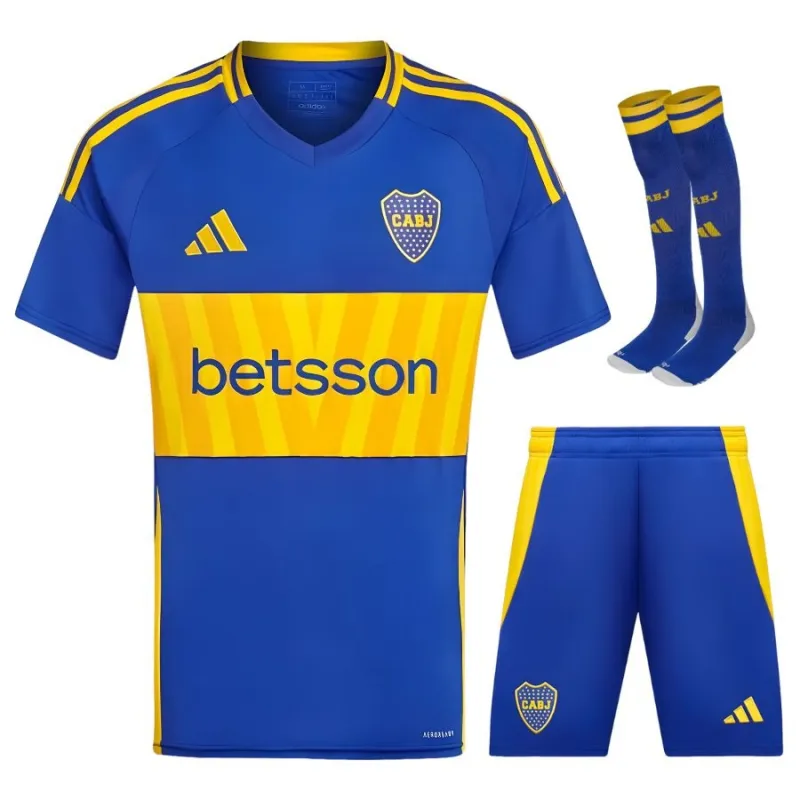 Jeu de maillots pour enfants domicile de Boca Juniors 2024/25 - Bleu