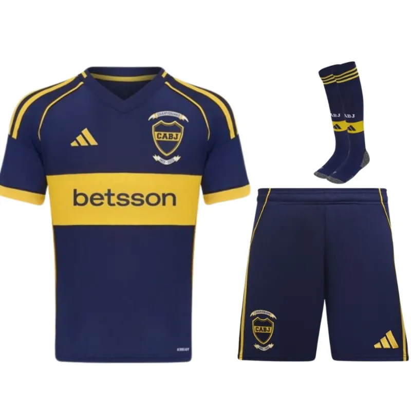 Boca Juniors Bambini 2025/26 Kit casa - Azzurro