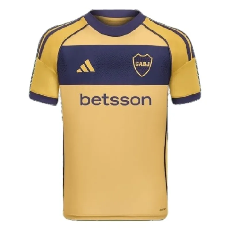 Boca Juniors Enfants 2025/26 Maillot away - Jaune
