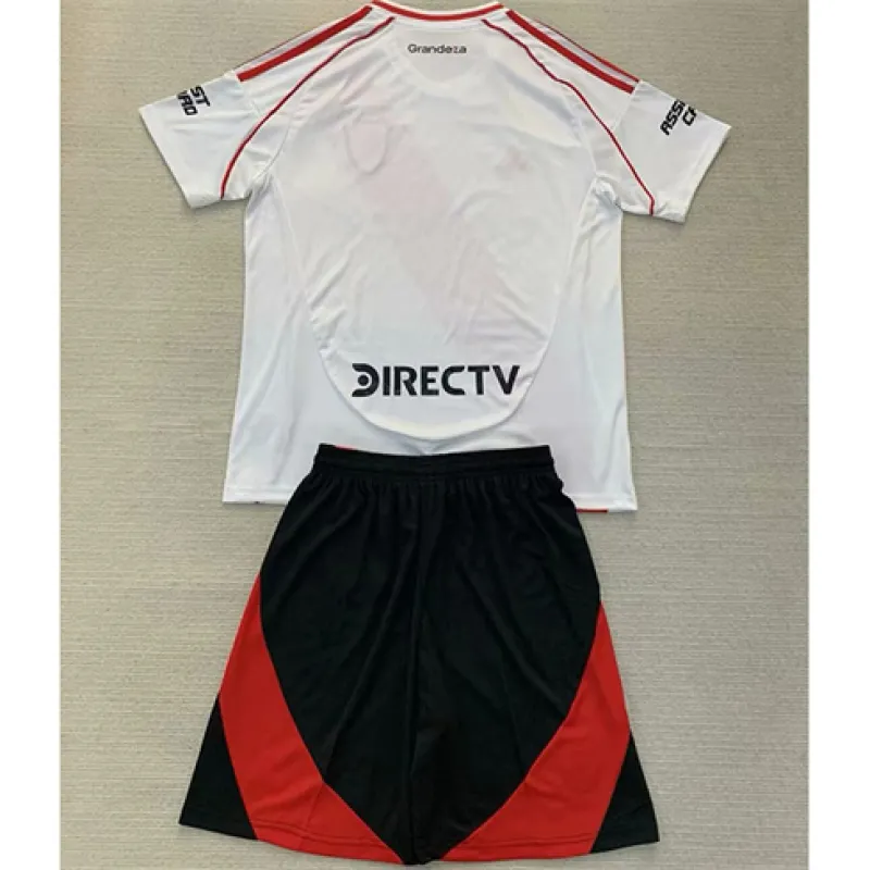 River Plate 2024/25 Heim-Trikot für Kinder - Weiß