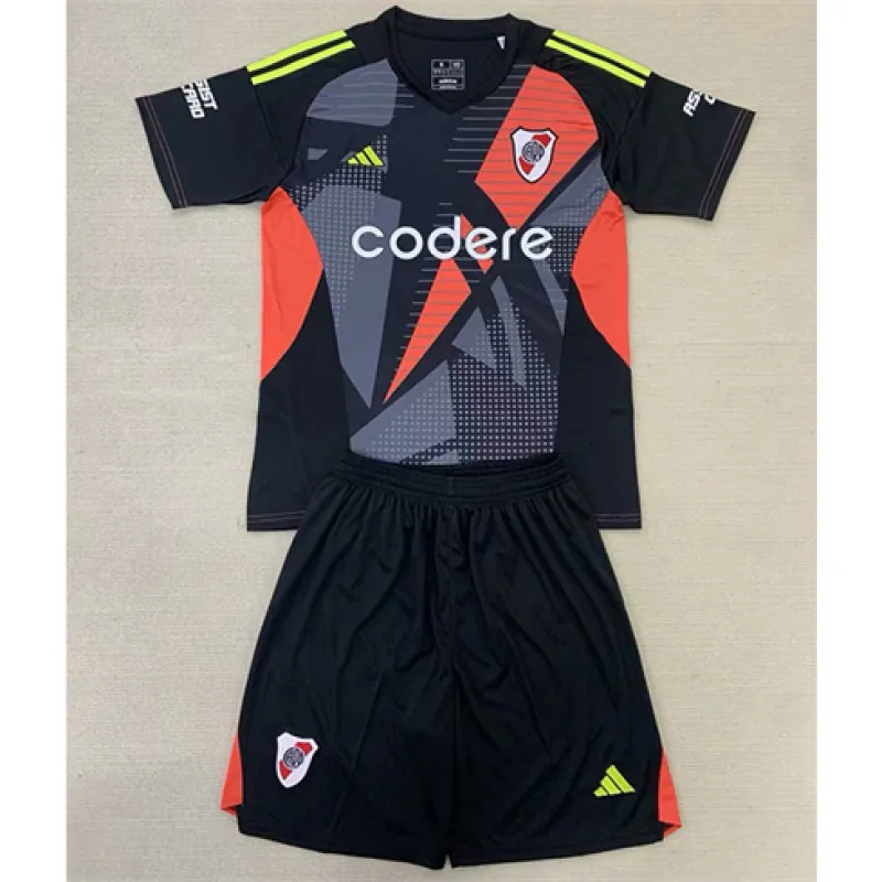 River Plate 2024/25 Kinder-Torwarttrikot - Schwarz