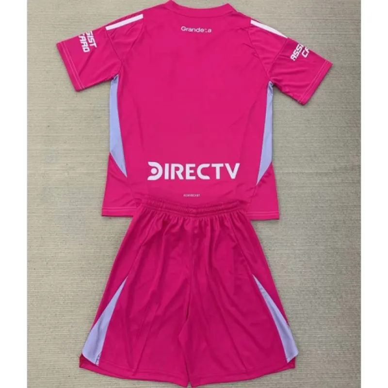 Maillot de gardien de but pour enfants de River Plate 2024/25 - Rose