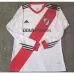 River Plate 2013/14 Heim-Retro-Langarmtrikot - Weiß