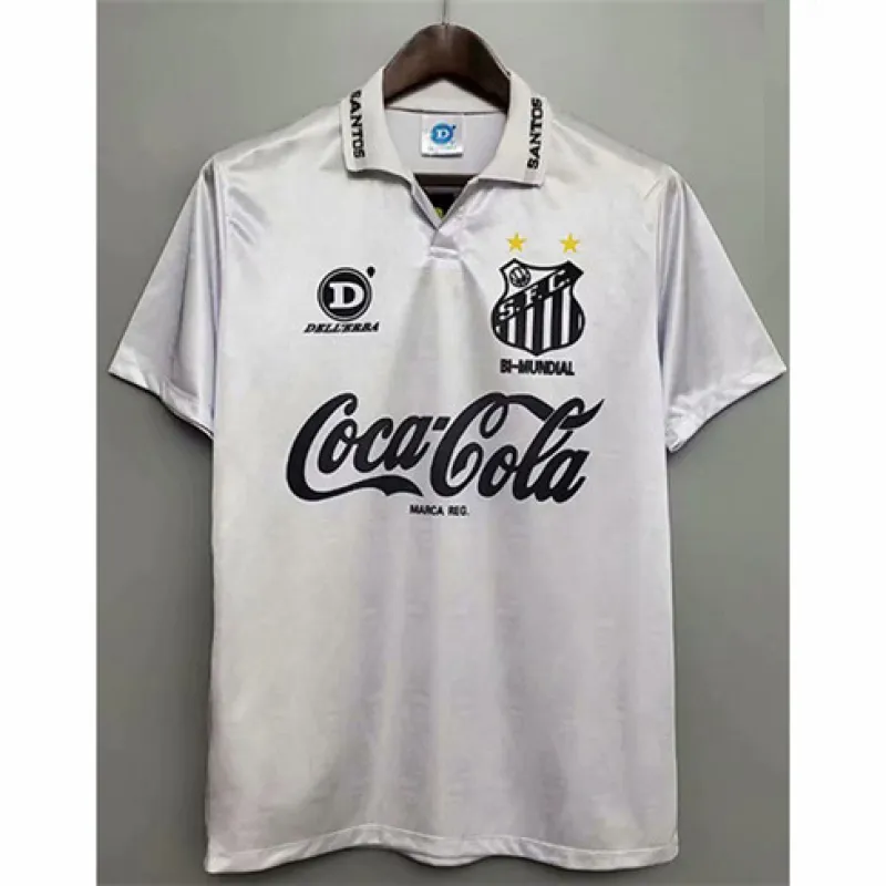 Maillot principal retro de Santos 1993 - Blanc