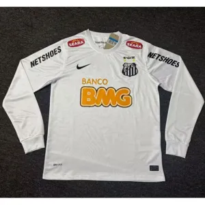 Santos 2011/12 Retro Home Long Sleeve Jersey - White