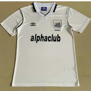 Santos 2001 Retro Home Jersey - White