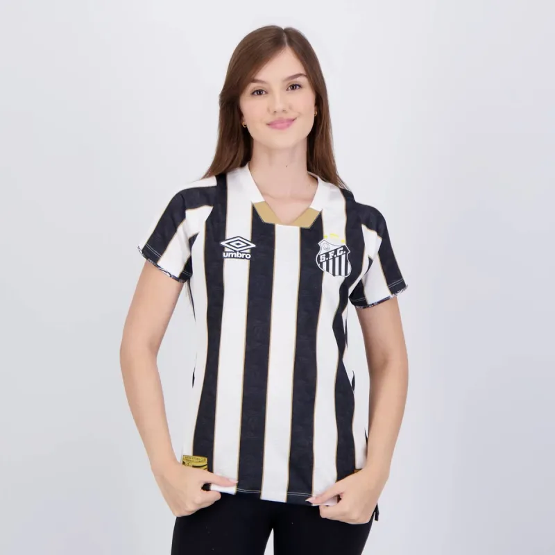 Maglia da fuori campo femminile di Santos 2024/25 - Nera