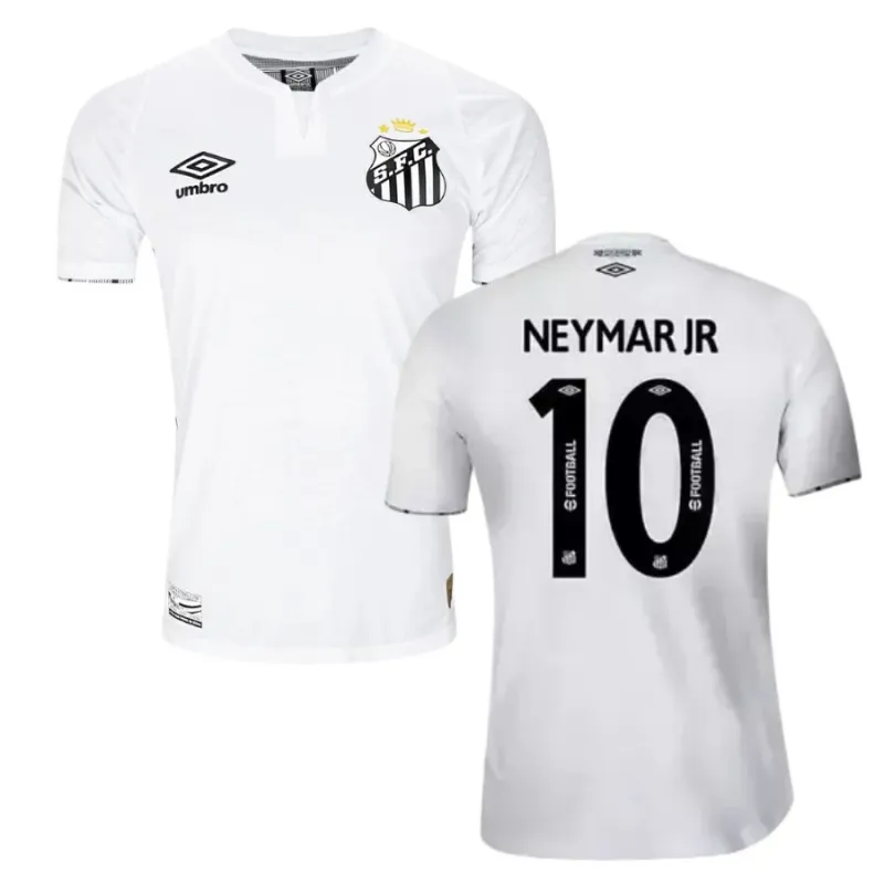 Camiseta de campo de Santos 2024/25 de Neymar - Blanca