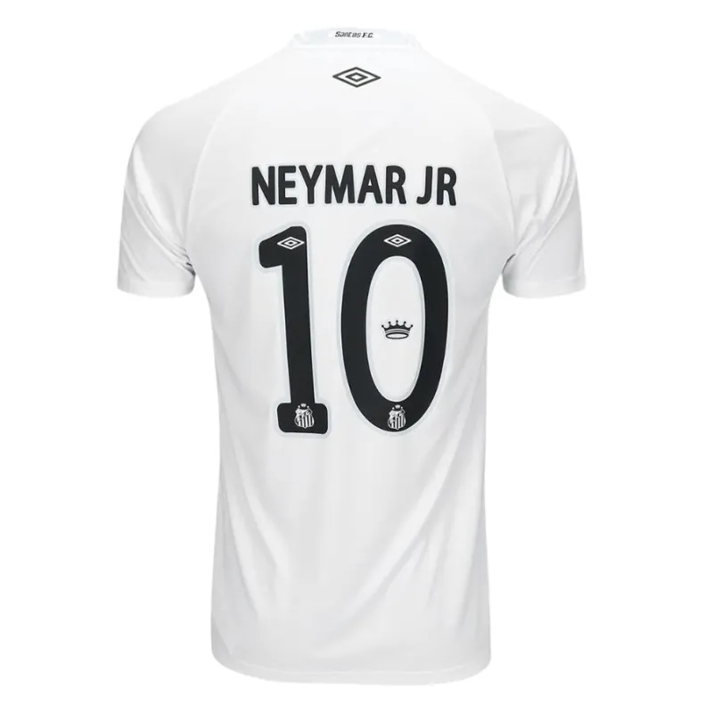 Santos NEYMAR Kids' Jersey + Shorts 2025/26 Home - White