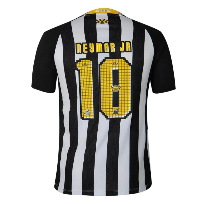 Santos NEYMAR Kids' Jersey + Shorts 2025/26 Away - Black