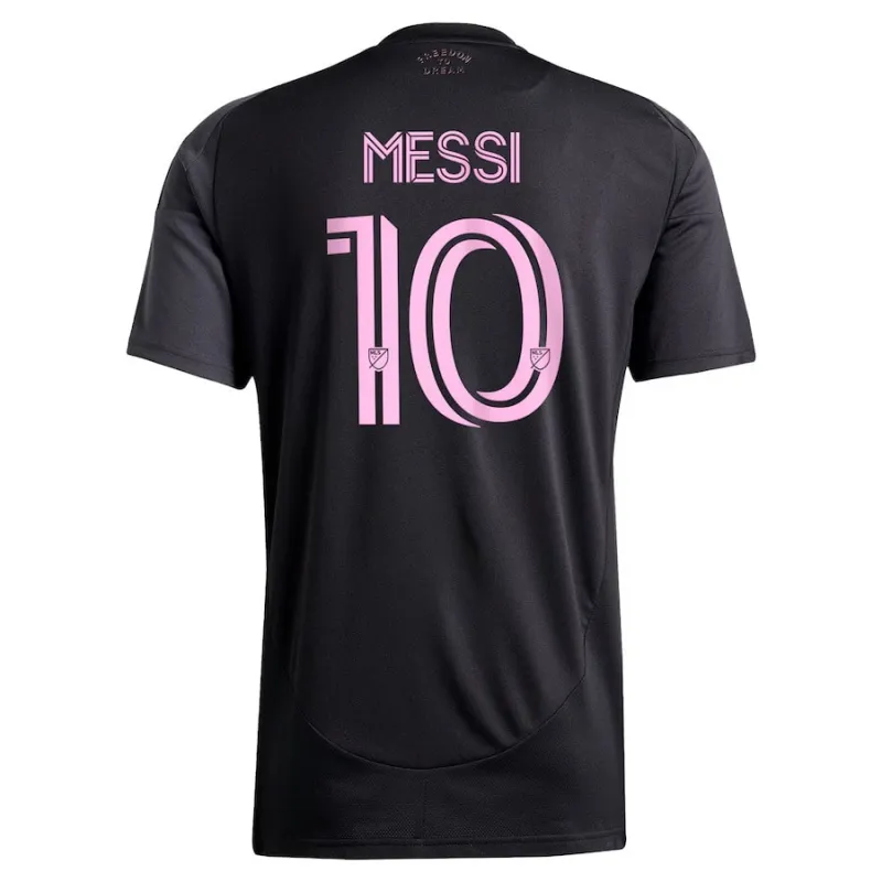 Lionel Messi's Inter Miami 2025/26 Away Jersey - Black
