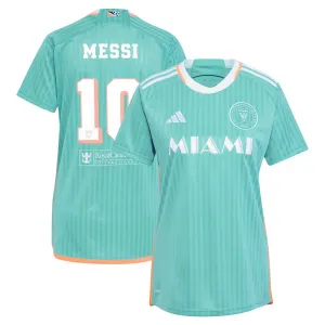 Lionel Messi's Inter Miami 2024/25 Third Women's Jersey - Green