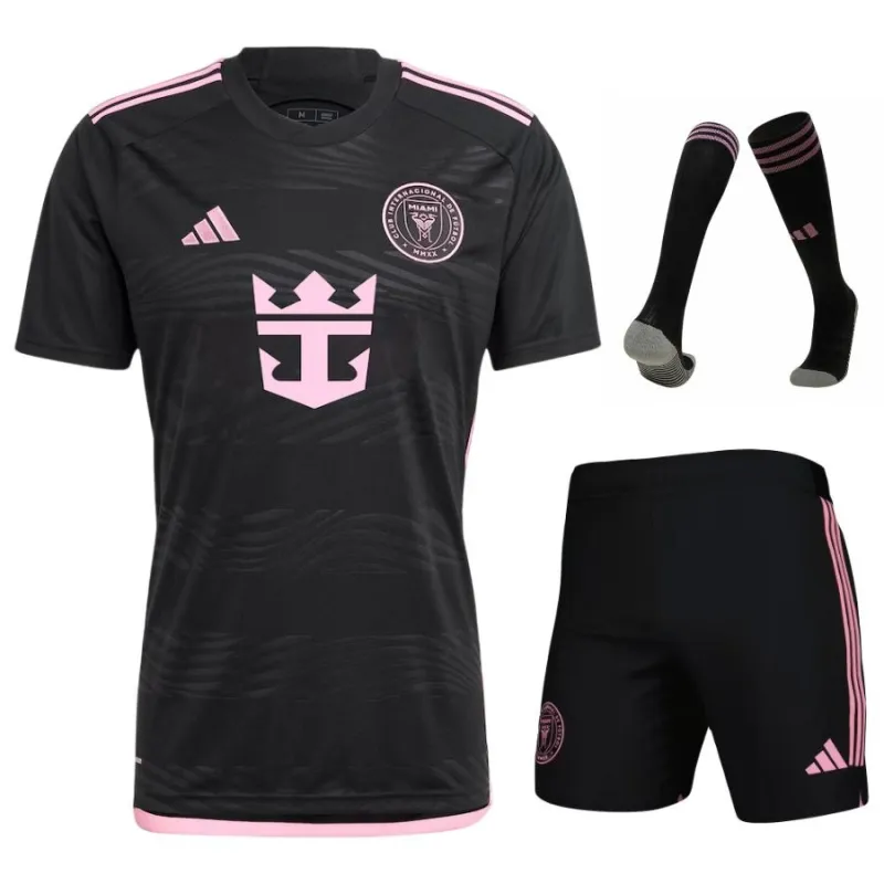 Inter Miami 2024/25 Traje de camiseta infantil - Exterior - Negro