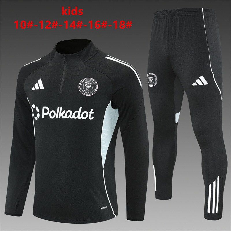Inter Miami 2025/26 Conjunto Deportivo Infantil Negro