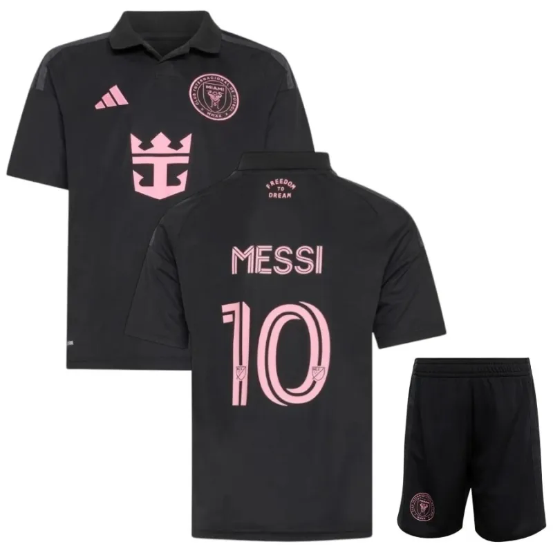Inter Miami MESSI 2026/27 Kids Away Set Black