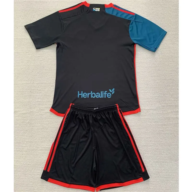 Troisième maillot pour enfants de Los Angeles Galaxy 2024/25 - Noir et Vert