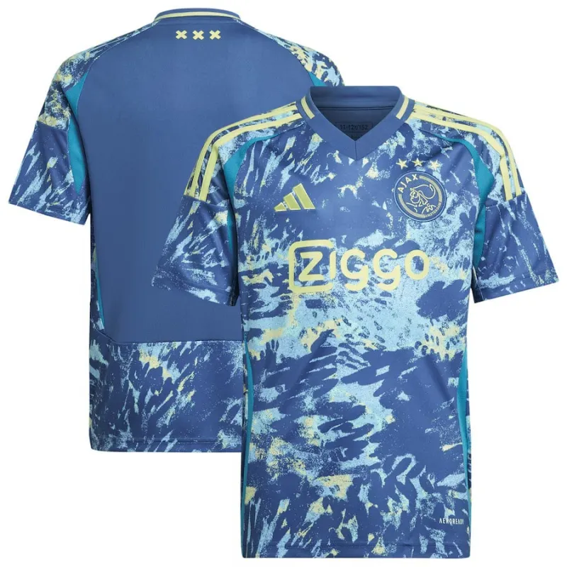 Ajax 2024/25 Away Kids Jersey - Blue