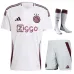 Ajax 2024/25 Third Kids' Jersey Set - White