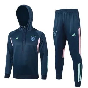 Ajax 2024/25 Hooded Sportswear - Blue