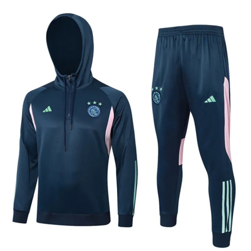Ropa de deporte con capucha de Ajax 2024/25 - Azul