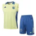 Chaqueta + Pantalones cortos de Ajax 2024/25 - Amarillo claro