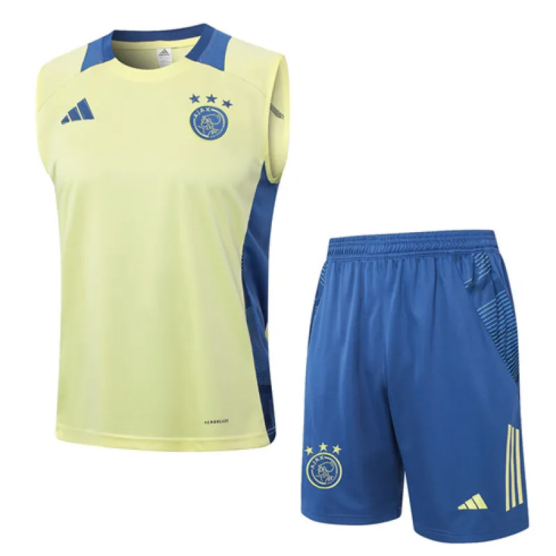 Chaqueta + Pantalones cortos de Ajax 2024/25 - Amarillo claro