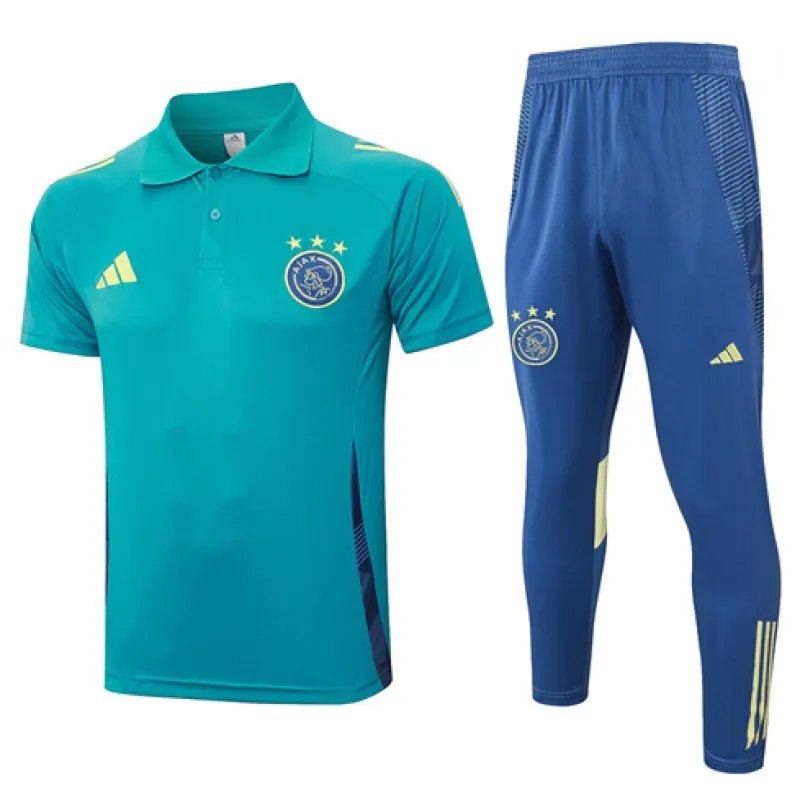 Ajax 2024/25 Polo-Shirt + Hosen - Blau