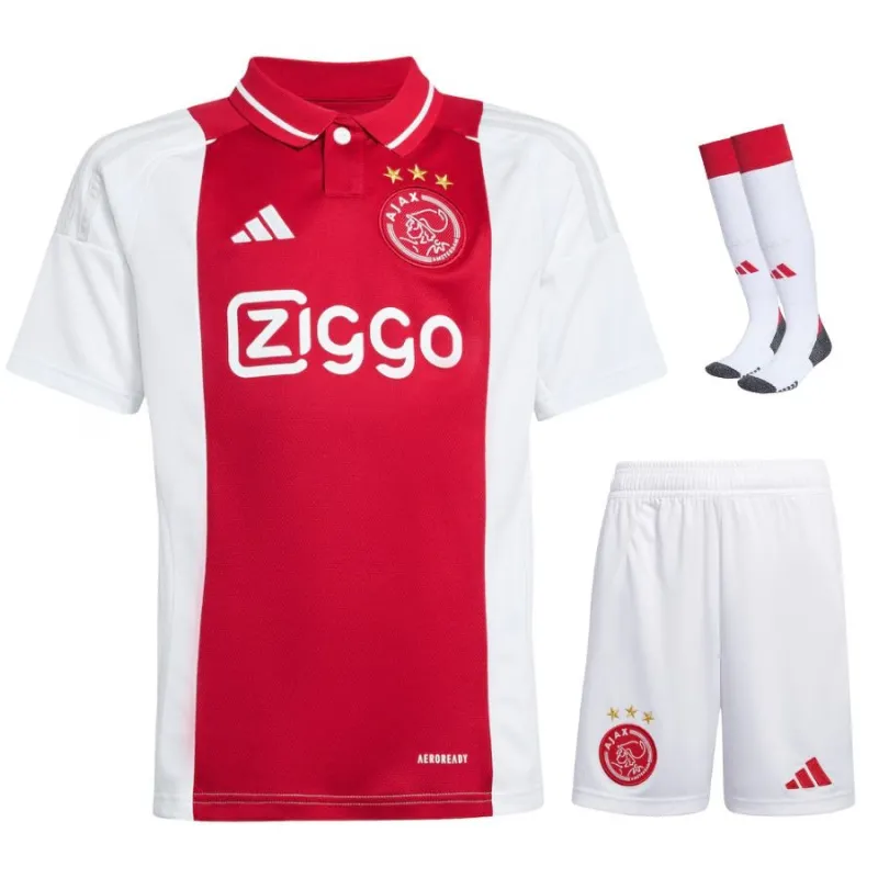 Kit di maglia per bambini di casa di Ajax 2024/25 - Rosso