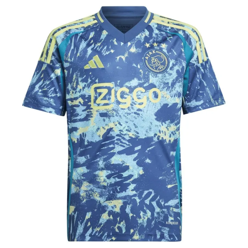 Juego de camisetas para niños de visitante de Ajax 2024/25 - Azul
