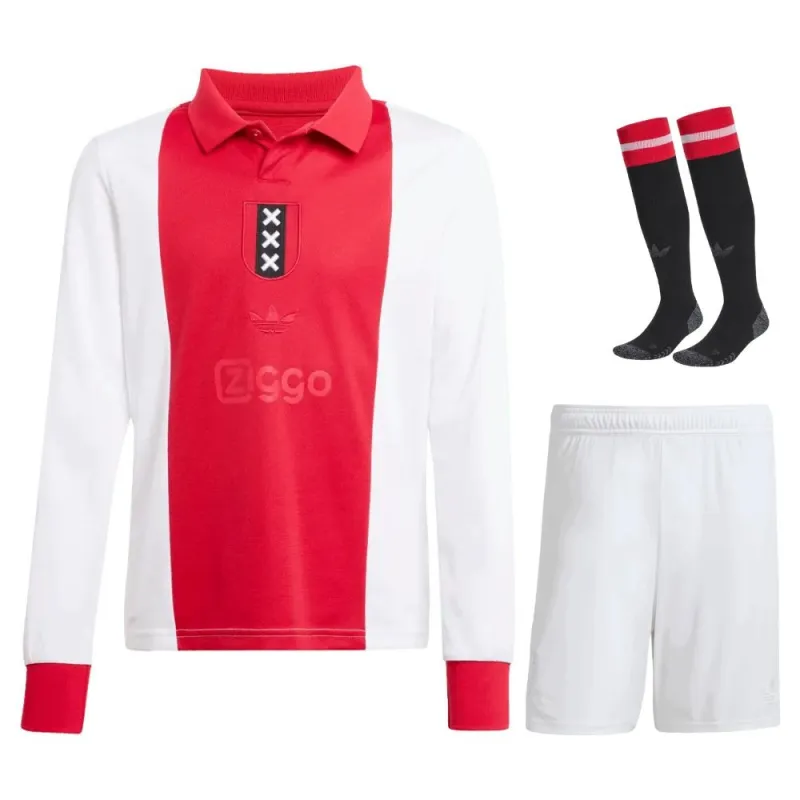 Kit de maillot pour enfants du 125e anniversaire d'Ajax - Rouge