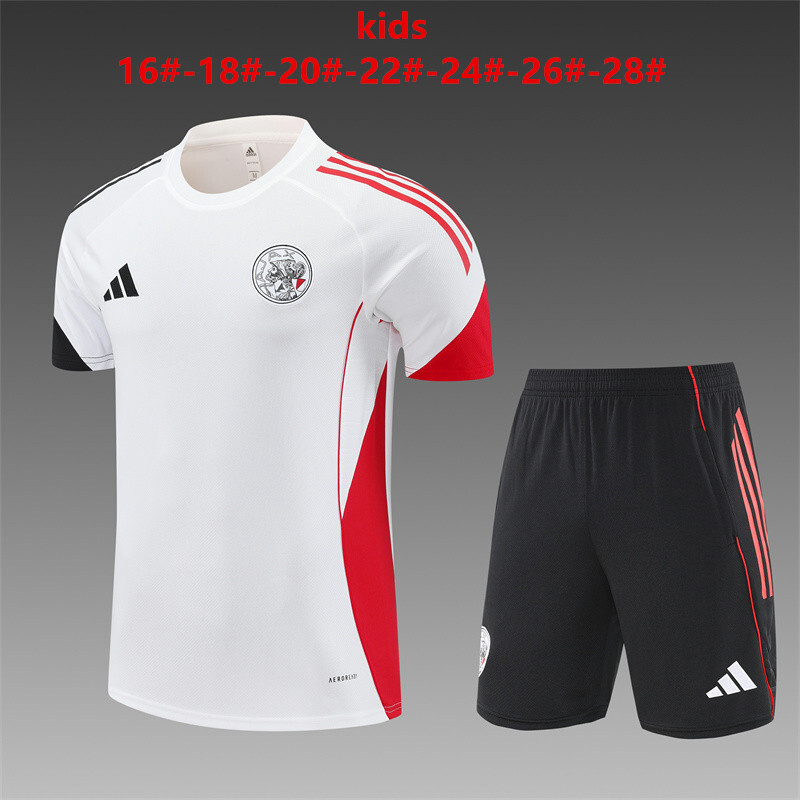 Ajax 2025/26 Set Allenamento Bambino bianco